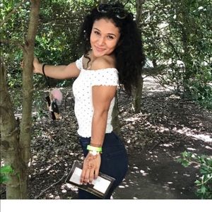 Cute White off the shoulder top